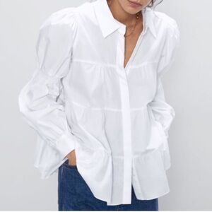 ZARA White Women's Blouse.